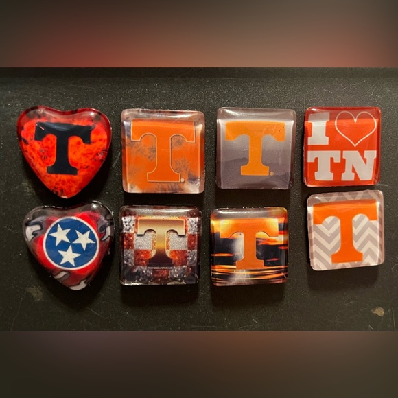 Handmade magnets, keychains, earrings, and pendant necklaces-customizable. - Picture 1 of 11